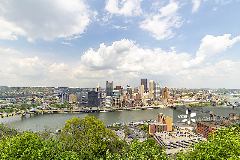匹兹堡南部广角景观图片素材
