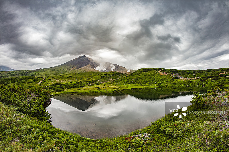 日本北海道大雪山夏季风光图片素材