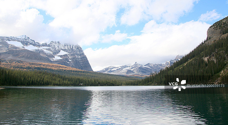 加拿大奥哈拉湖区风光图片素材