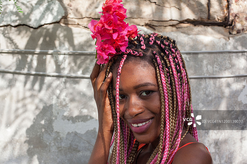 美丽的塞内加尔模特图片素材