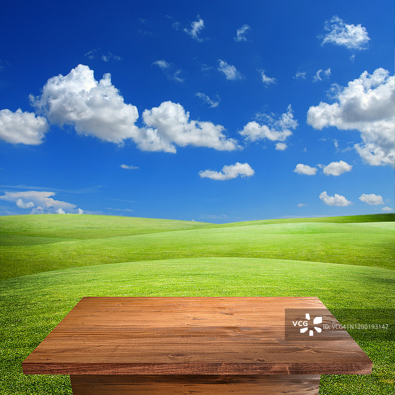 空木桌展示台图片素材