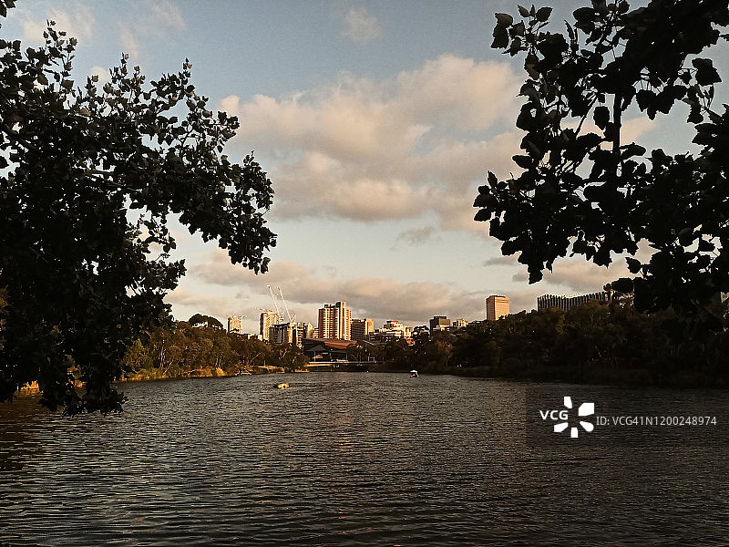 托伦斯河与阿德莱德河岸背景图片素材