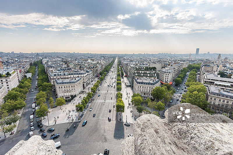 巴黎香榭丽舍大道图片素材