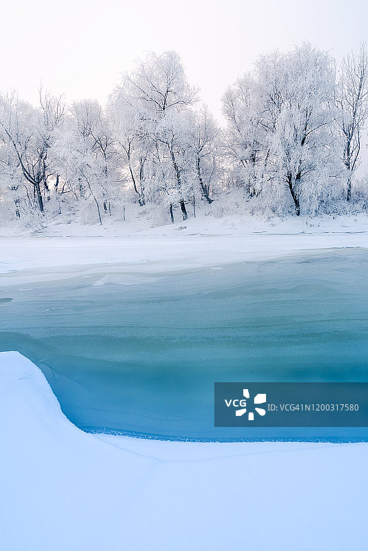 中国吉林冬季自然风光图片素材