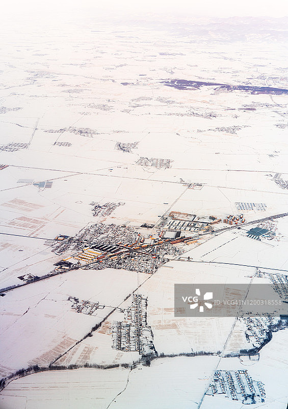 中国东北的户外航拍图片素材