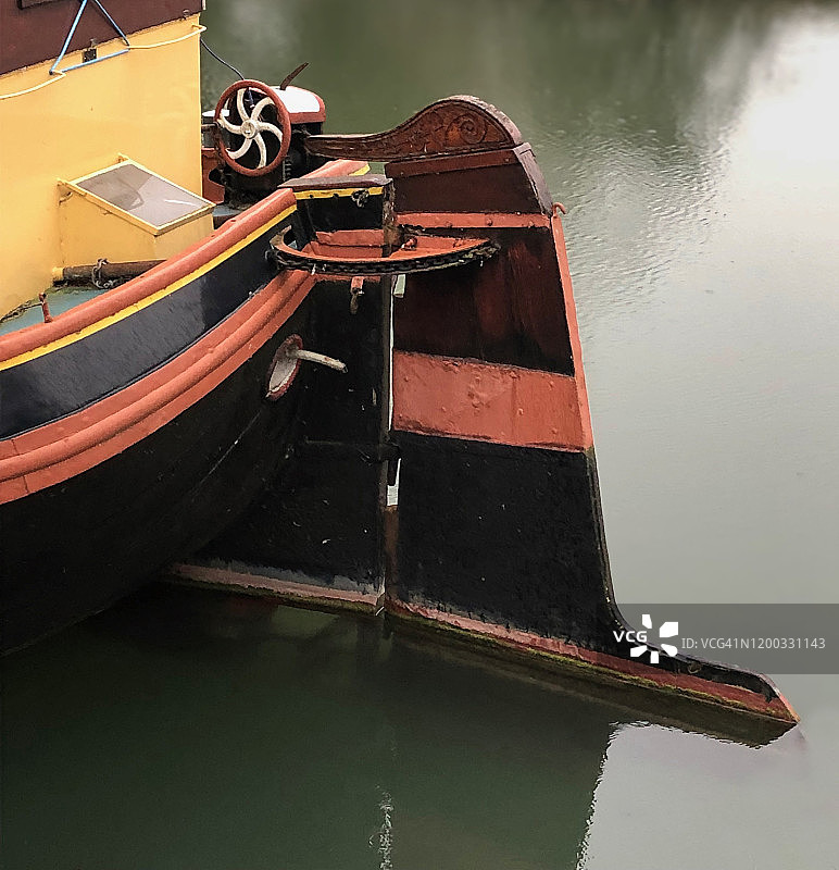 河船船舵图片素材