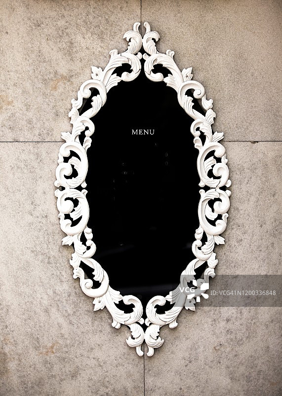 墙上的菜单图片素材