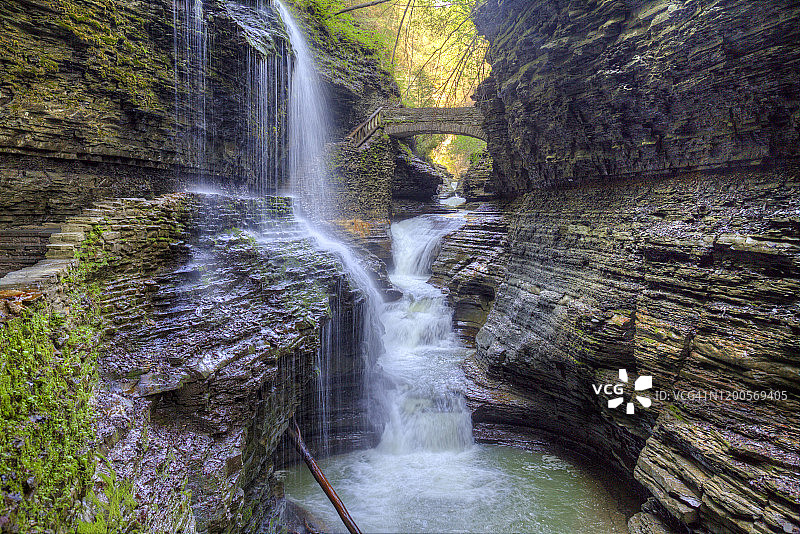 纽约沃特金斯峡谷州立公园图片素材