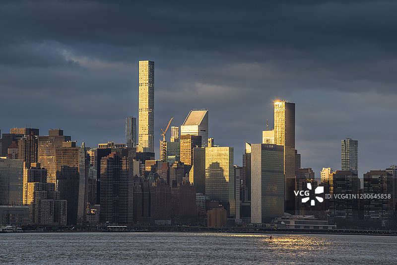 曼哈顿城市风光图片素材