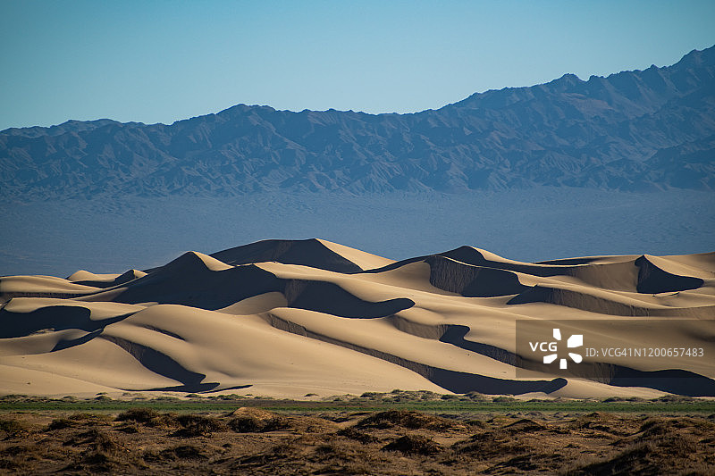 蒙古国戈壁沙漠风光图片素材