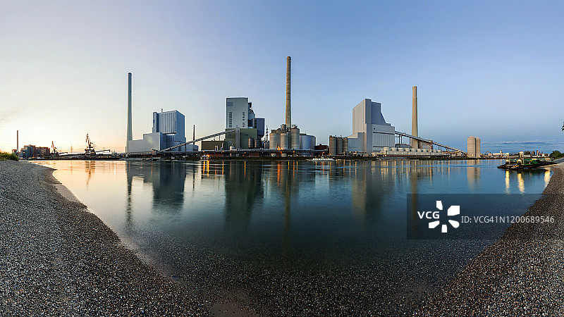 巴登-符腾堡电站全景图片素材