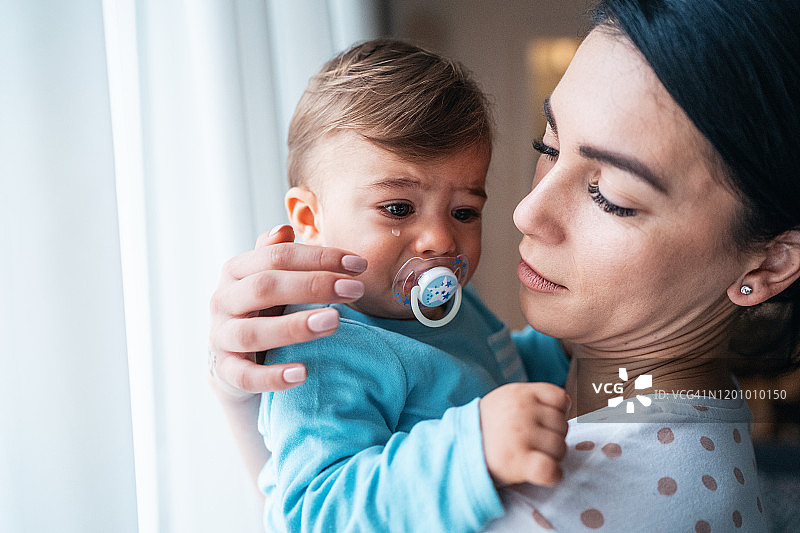 母子肖像图片素材