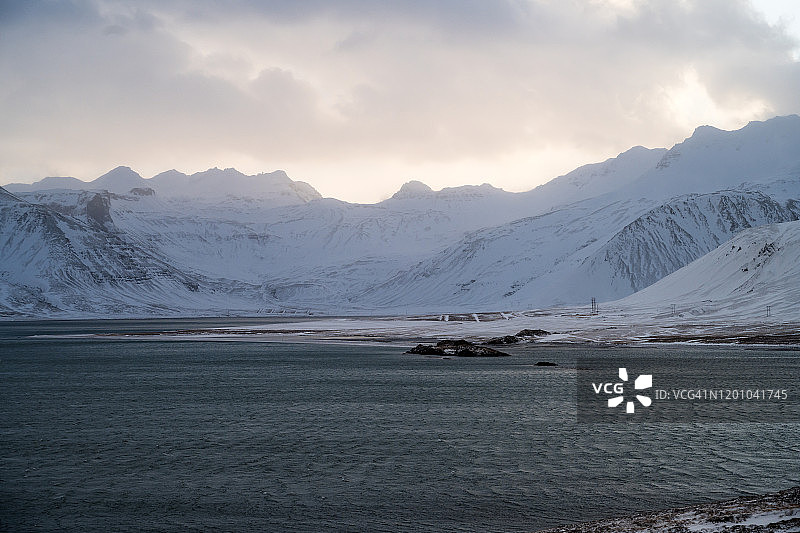 Grundarfjördur湾，冰岛西部图片素材