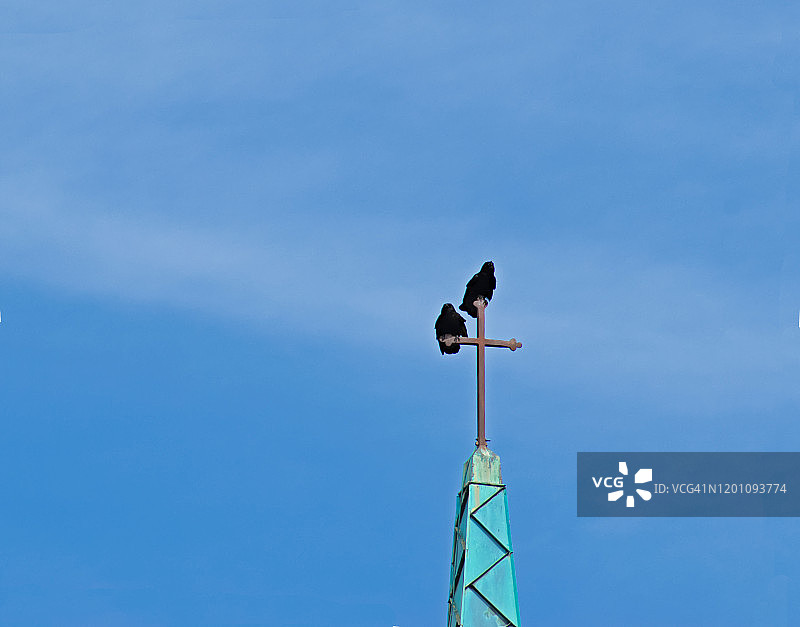 宗教与乌鸦图片素材