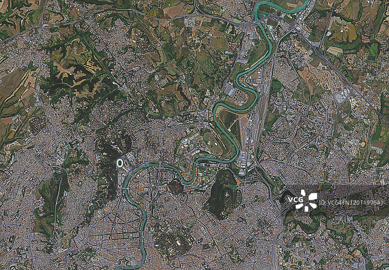 沙特阿拉伯蒂朗岛卫星视图图片素材