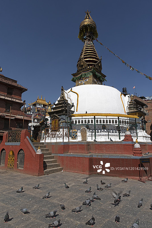 加德满都卡特斯姆布佛塔图片素材