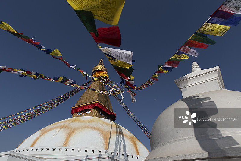 加德满都博达哈大佛塔图片素材
