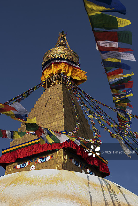 加德满都博达哈大佛塔图片素材