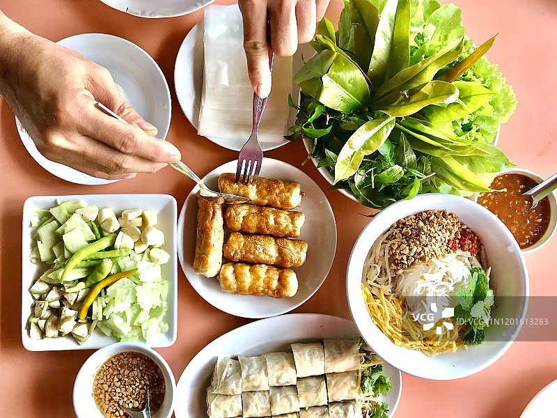 美味越南美食图片素材