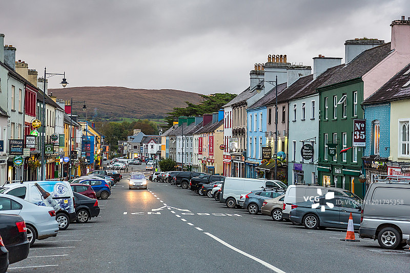 肯梅尔镇的主要街道图片素材
