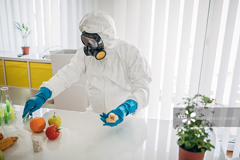 人类食品实验室检测图片素材