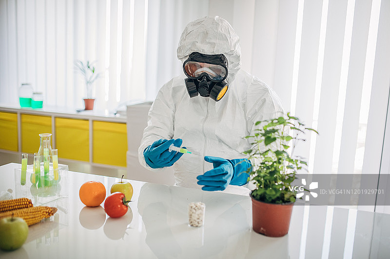 人类食品实验室检测图片素材