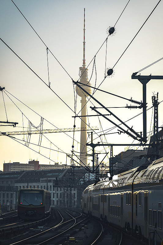 柏林冬日清晨图片素材