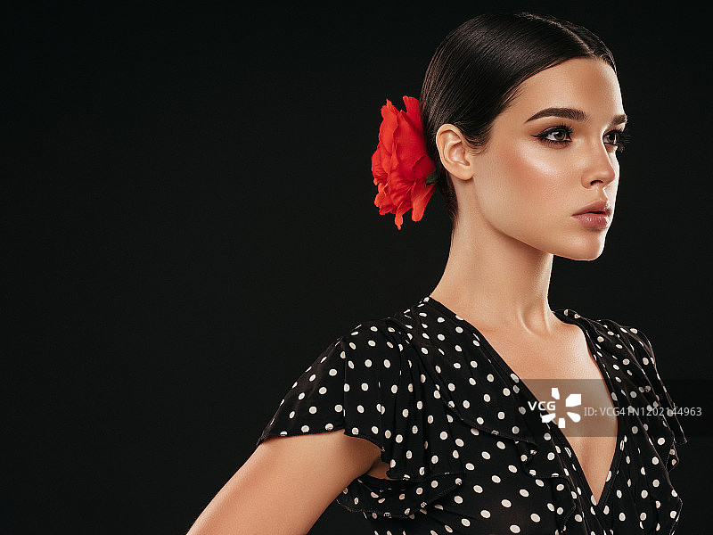 现代卡门的激情舞蹈图片素材