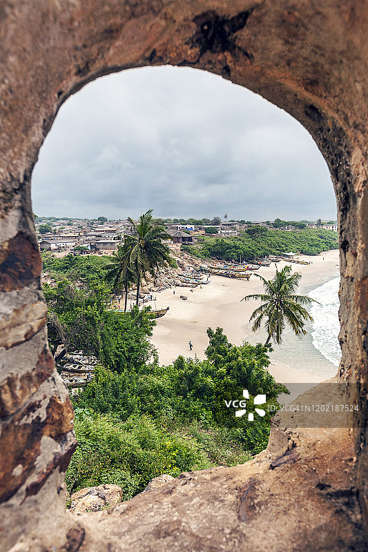 加纳好望堡大西洋窗户图片素材