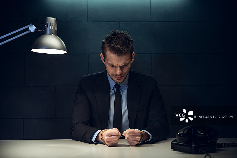 被捕的商人图片素材