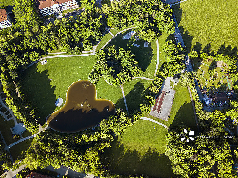 巴特富辛公共公园航拍景色图片素材