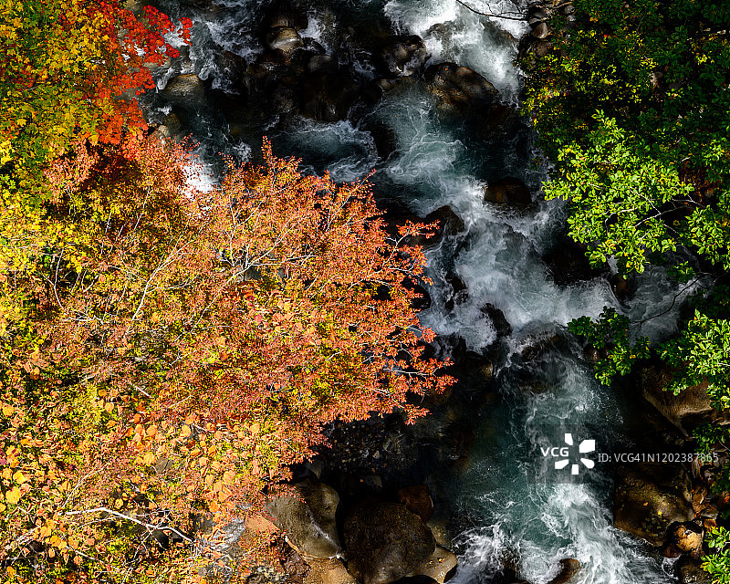 日本东北部秋季风光图片素材