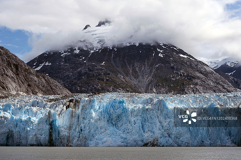 阿拉斯加道斯冰川图片素材