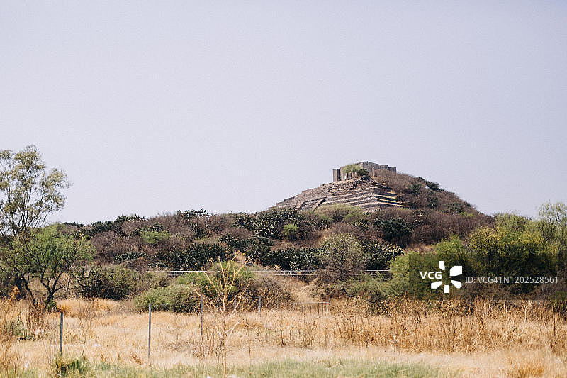 墨西哥克雷塔罗科雷希多拉埃尔塞里托金字塔图片素材