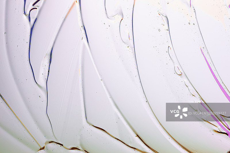 玻璃上的凝胶气泡图片素材