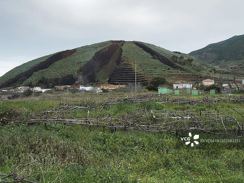 蒙大拿德尔帕尔玛火山，特诺山脉，特内里费岛图片素材