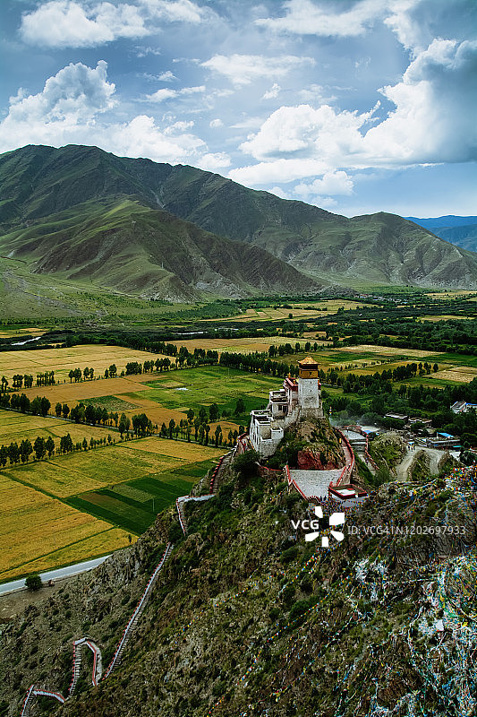 西藏雍布拉康图片素材