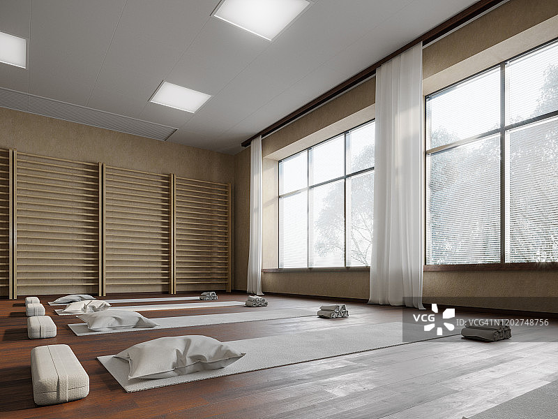 瑜伽馆空间图片素材