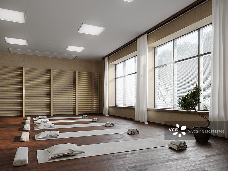 瑜伽馆工作场所图片素材