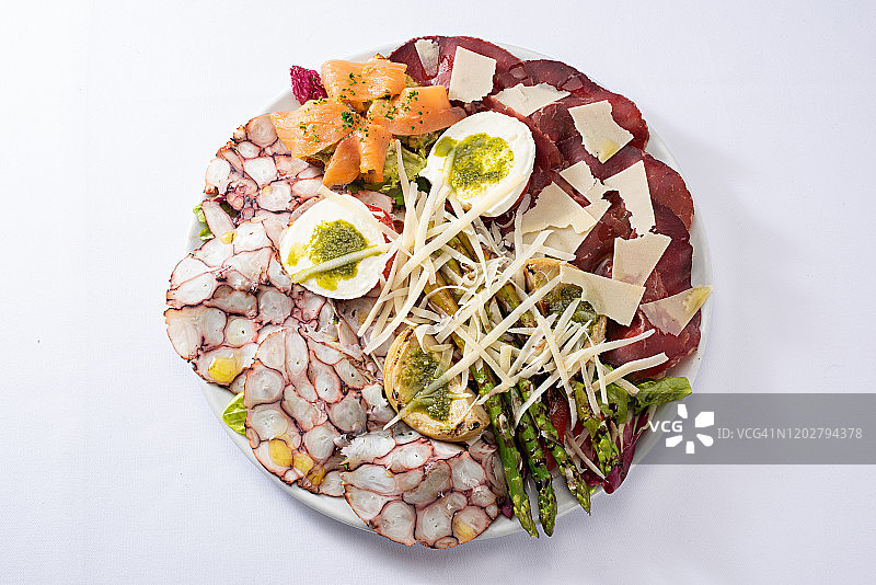 地中海开胃菜拼盘图片素材