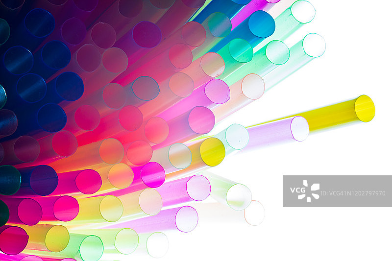 彩色吸管图片素材