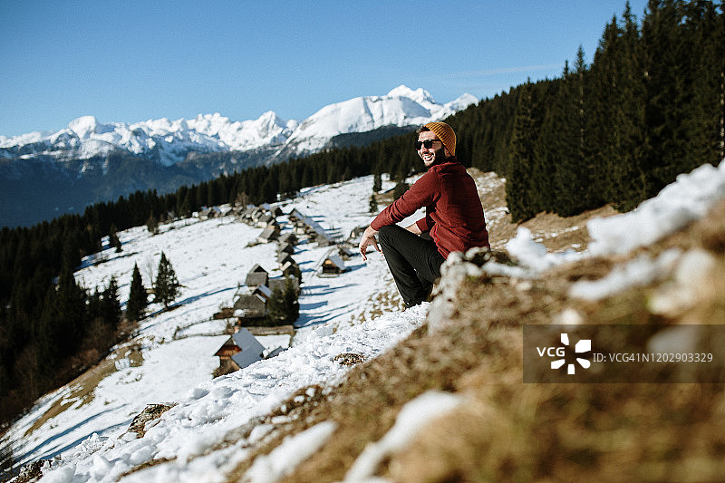 斯洛文尼亚波克柳卡扎亚姆尼基村图片素材