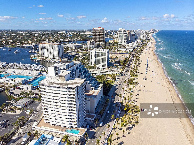 劳德代尔堡海滩图片素材