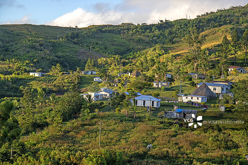 纳加高地村庄图片素材