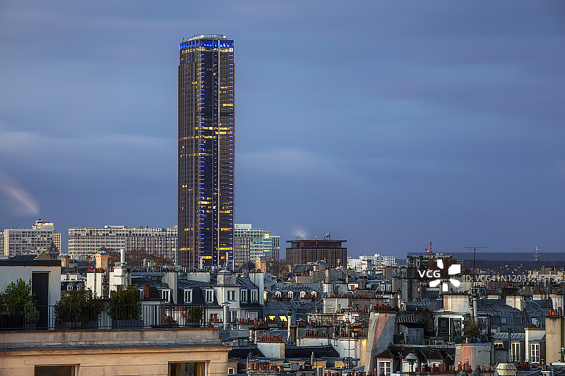 巴黎蒙帕纳斯大厦图片素材