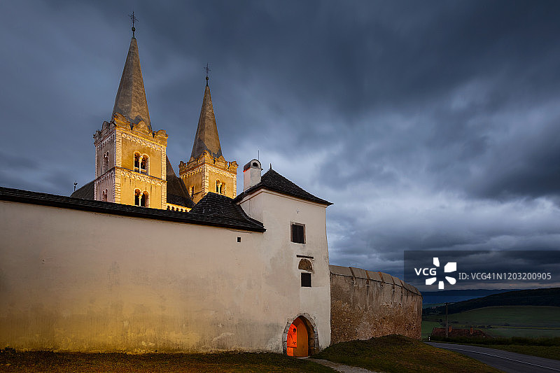 联合国教科文组织世界遗产地 - 斯皮什卡卡皮图拉教堂镇图片素材