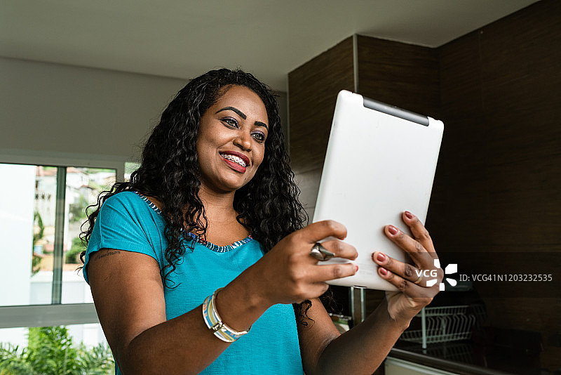 会议通话平板电脑图片素材