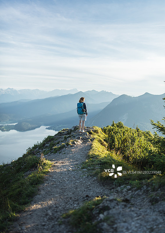 巴伐利亚阿尔卑斯山-赫尔佐格stand图片素材