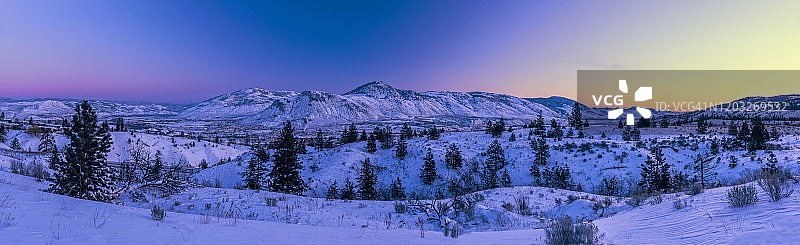 坎卢普斯市的晨曦图片素材