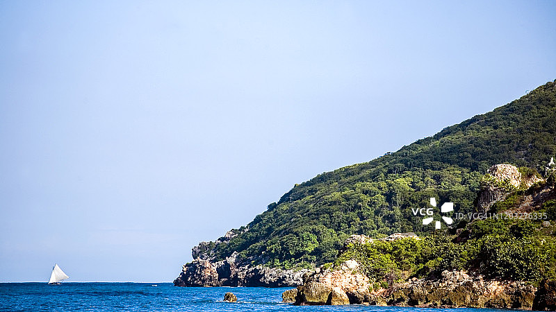 海地大西洋上的早晨图片素材